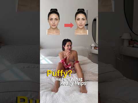 Woke up puffy?! Move and breathe with me right in bed! #MorningRoutine #LymphaticDrainage #Puffiness