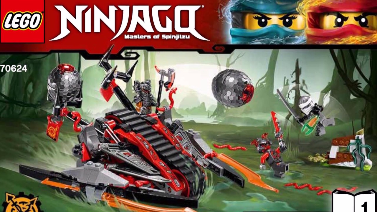 LEGO NINJAGO Vermillion Invader 70624 Instructions Book DIY 1