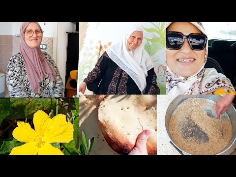 فلوق عدينا احلى نهار في الطبيعة مع الوالدة تحظير الشعير وجمعنا الخضرة بارشا جو وبارشا ضحك