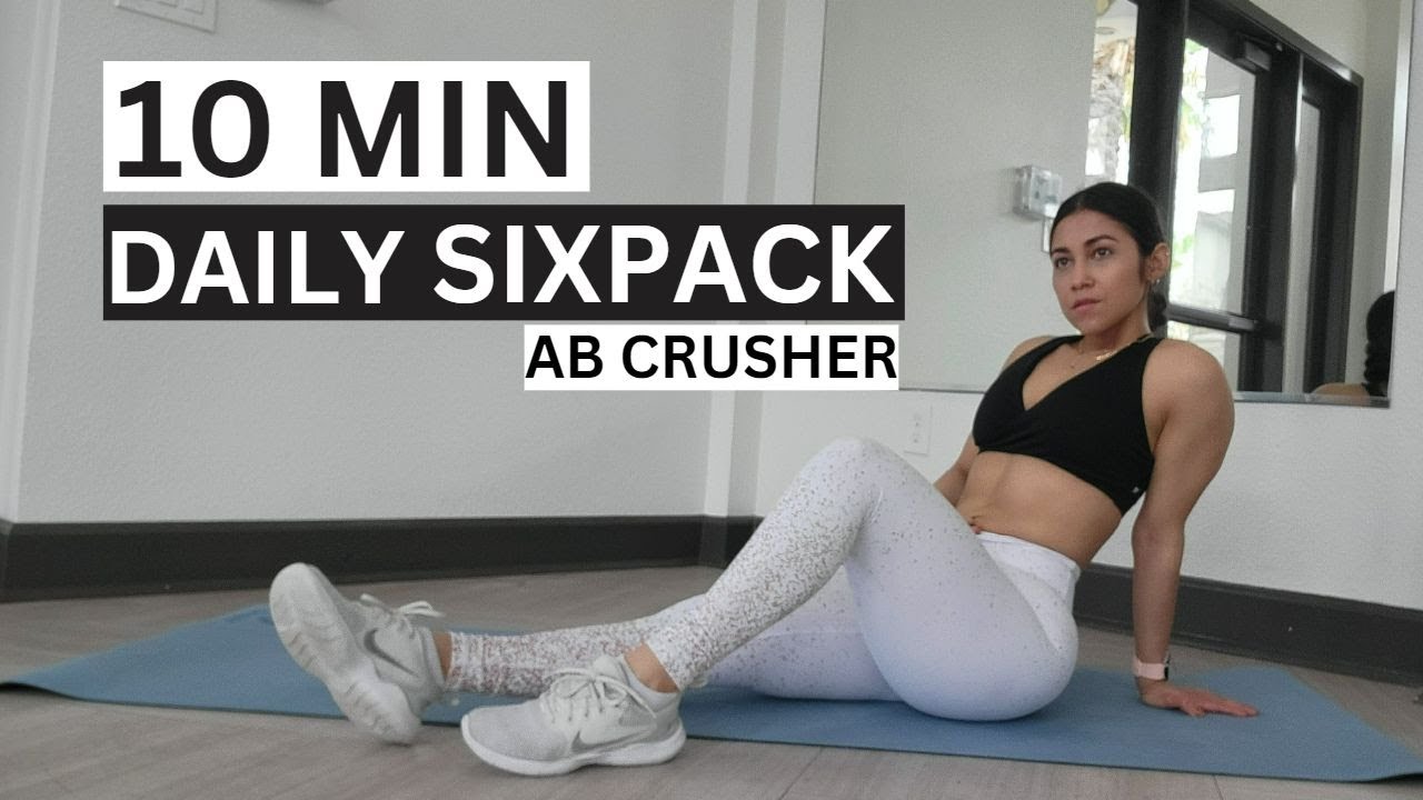 10 Min Daily Six Pack Workout | AB Crusher, Home Workout - YouTube