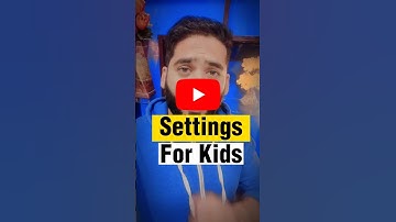 YouTube settings for kids #shorts #youtubeshorts