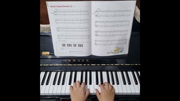 Thumbnail of Belajar cepat piano 1 lagu 38 detik #Mom's Sweet Answer #Yamaha class 17