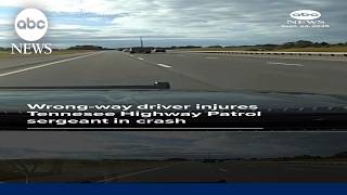 Wrong-way driver injures Tennessee Highway Patrol sergeant in crash