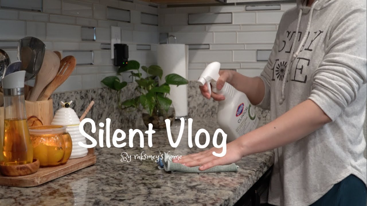 Silent Vlog | Morning cleaning with me | Slow Living