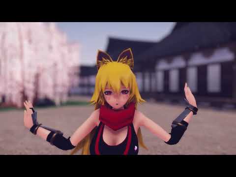 MMD] にんじゃりばんばん/Ninja Re Bang Bang - YouTube