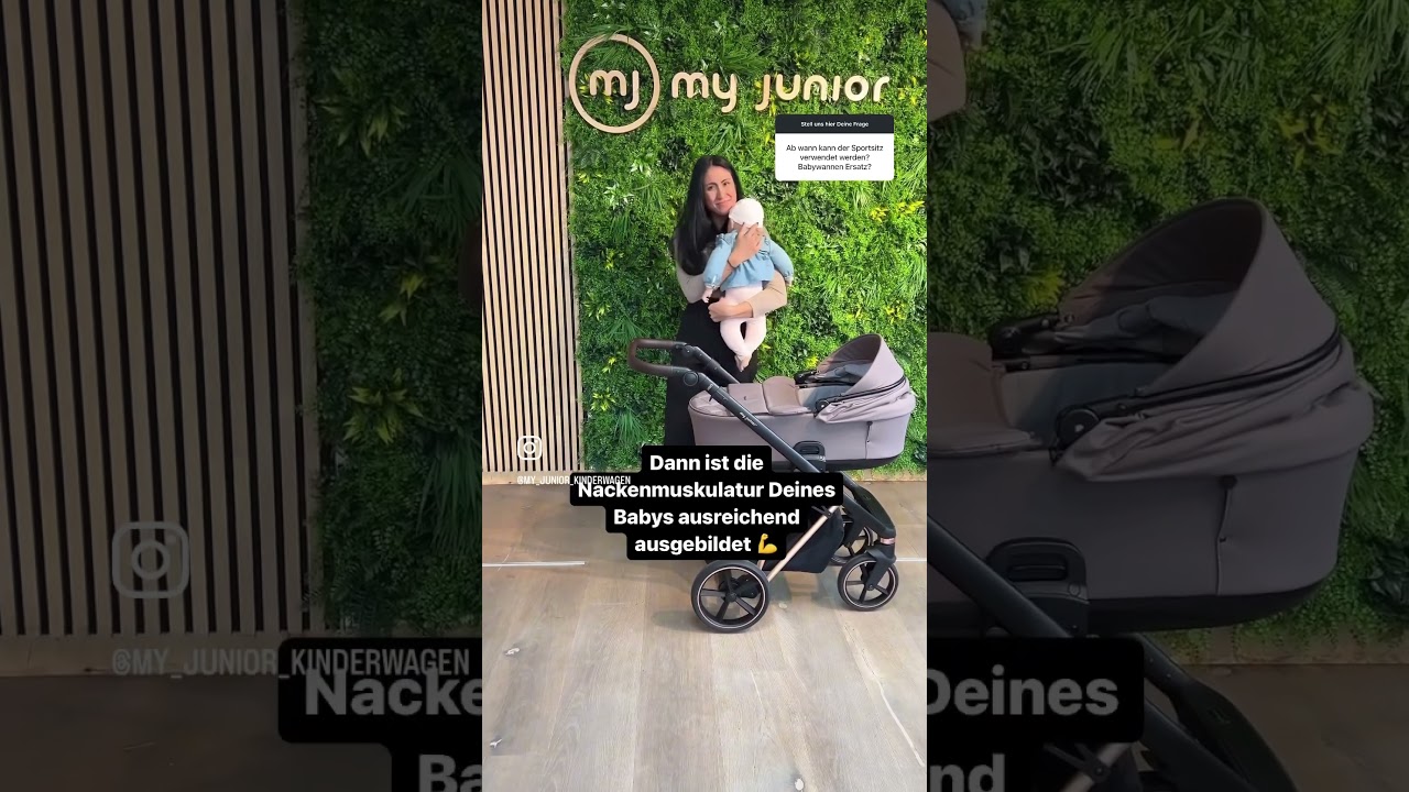 Der Wechsel von der Babywanne zum Sportsitz #kinderwagen #baby #schwanger -  YouTube