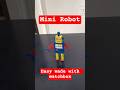 Mini Robot Made From Matchbox #youtubeshorts #diy #art #shorts #viral #robot #trending #miniatureart