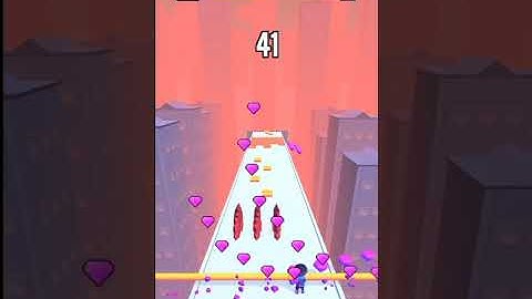 Roof Rails 2 Walkthrough Gameplay ( Android, iOS ) #shorts