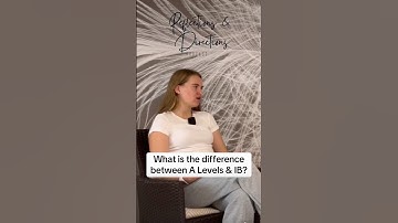 DIFFERENCE BETWEEN…. A LEVELS vs IB students