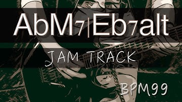 5 -1 Jam Backing Track (AbM7  Eb7alt) - Eb Altered Scale Practice