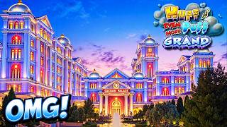 WE GOT SO MANY PALACES at Caesars Palace Las Vegas BIG WIN Huff n' even more Puff Grand Slot