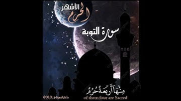 إن عدة الشهور عند الله اثنا عشر شهرا في كتاب الله.. سورة التوبة.. تلاوة الشيخ ماهر المعيقلي