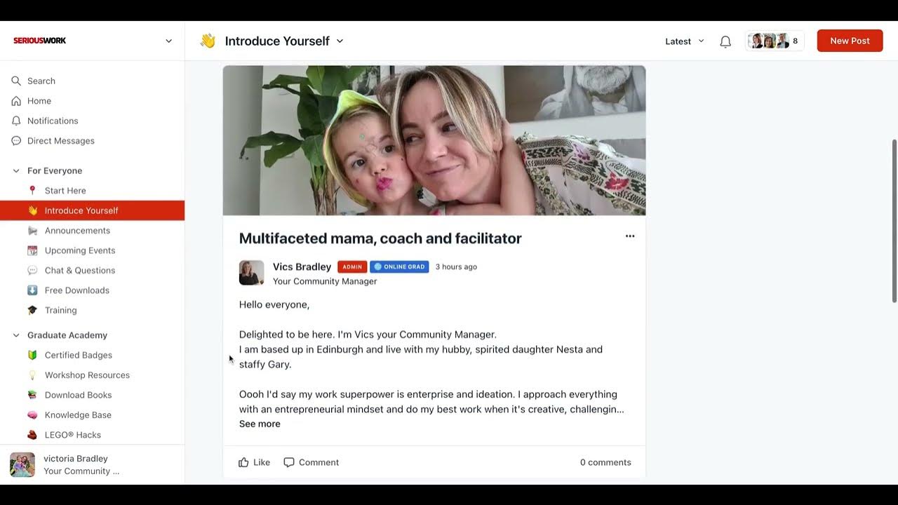 Setting up your profile in Circle 1 - YouTube