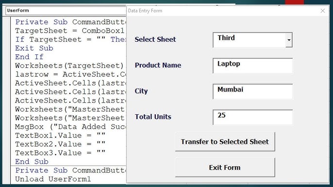 Add Data to Specific Sheet from User Form - Advanced Excel VBA Userform - YouTube add-data-to-specific-sheet-from-user-form-advanced-excel-vba-userform-youtube