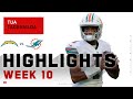 Tua Tagovailoa Leaves the Chargers on Empty w/ 2 TDs | NFL 2020 Highlights