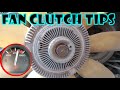 Tips para Diagnosticar el Clutch del Ventilador mecanico termico🌡 (Fan clutch)