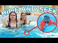 HIDE AND SEEK IM AQUALAND SCHWIMMBAD! XXL Verstecken Spielen mit Kaan, Dania & Lena