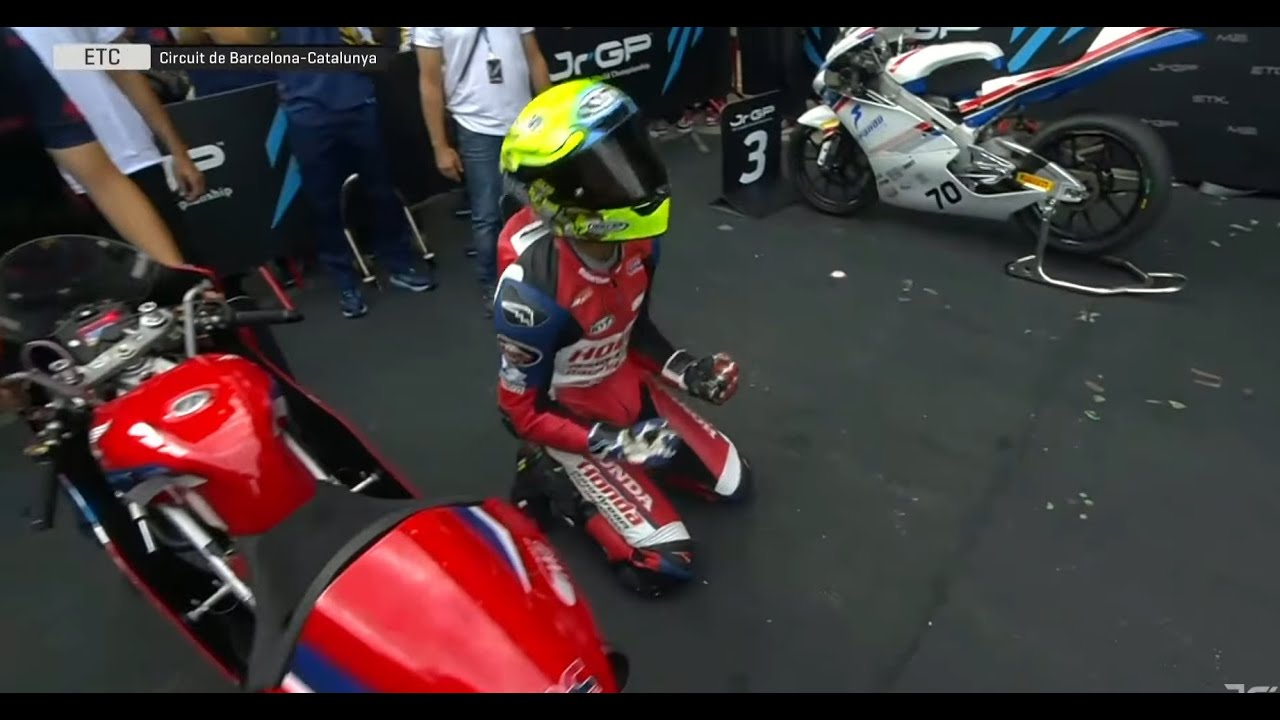 FULL 🔴 ETC 🔴| K. RAMADHIPA | Round 6 Barcelona 🇪🇸 | 02/11/2025 FIMJuniorGP™ POSISI.24 JUARA PODIUM 1