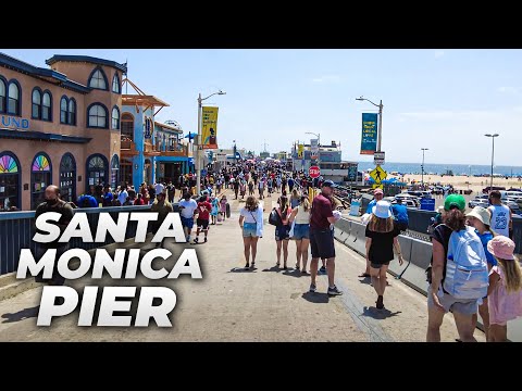 Видео: Pacific Park на кея на Санта Моника