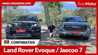 Comparativa exclusiva  ¿Será comparable el Jaecoo 7 a un tradicional Range Rover Evoque? Veamos