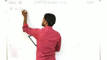 Class 12||RBSE||CHAPTER 10|Definite Integration|Exercise 10.3||introduction and solutions|| part 4||
