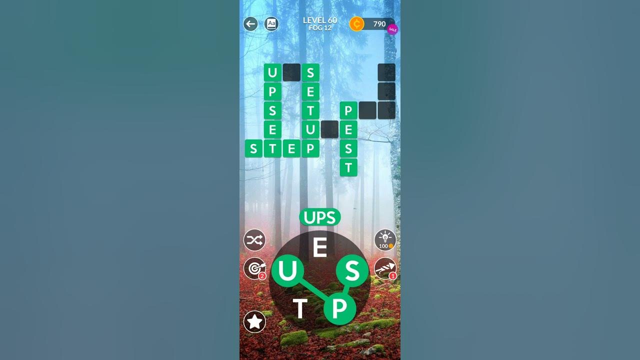 Wordscapes Answer Level 60 - YouTube