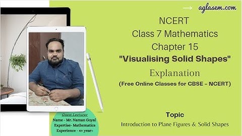 Class 07 Maths Chapter 15 Visualising Solid Shapes (Introduction to Plane Figures & Solid Shapes)