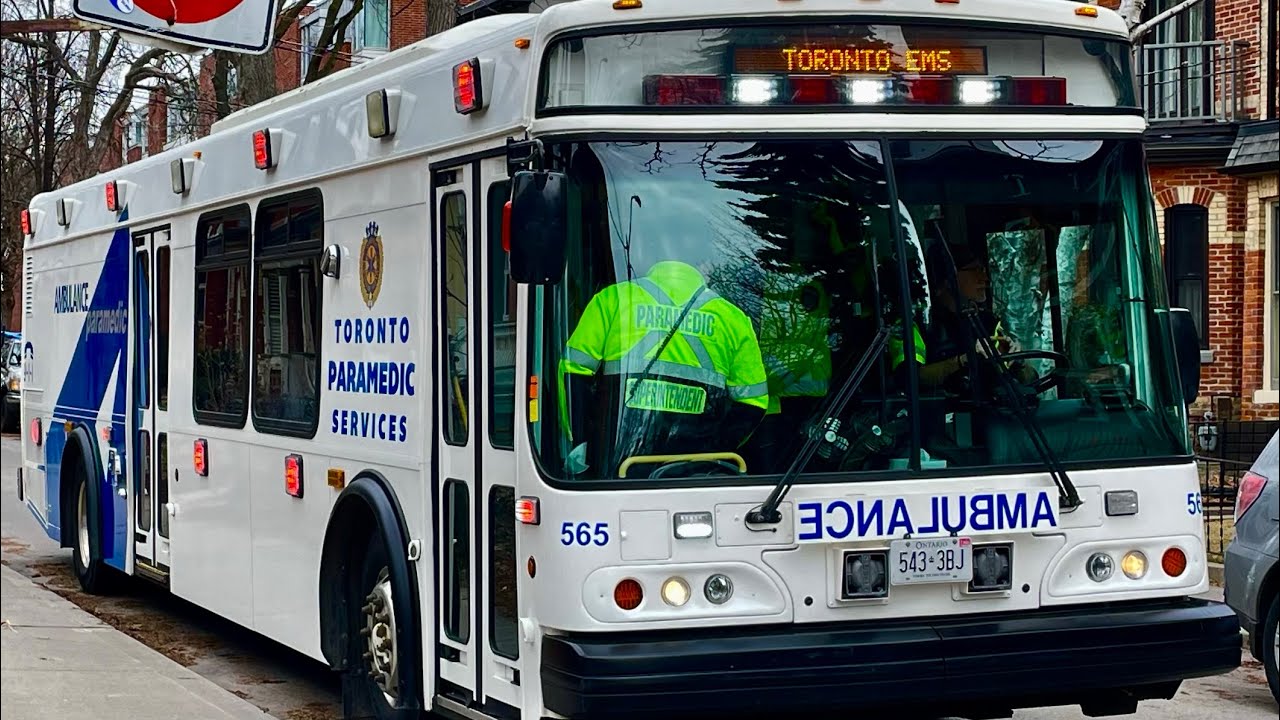 Toronto EMS Mass Casualty Bus On Scene For 3 Alarm Fire | Slideshow (11/02/23)
