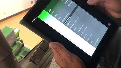 In Cab Settings and Adjustments - S700 machines