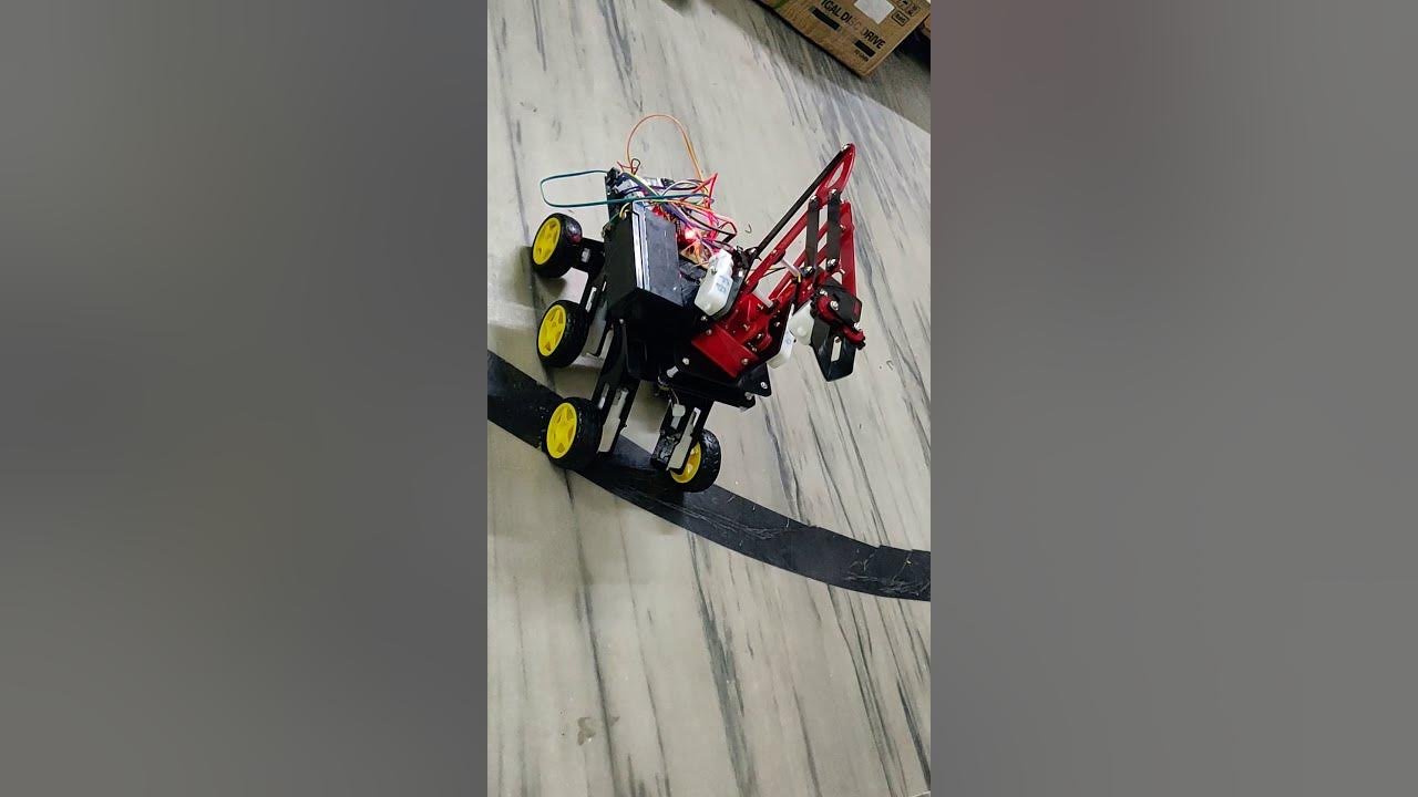 Rocker bogie Robot Stair Climbing and Pick & Place Robot YouTube