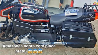 Vintage Giant Amazonas 1600 Motorcycle Now With Black License Plate! Step-by-Step Guide and Updat...