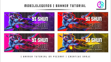 MLBB YSS BANNER | How to make gaming banner using picsart