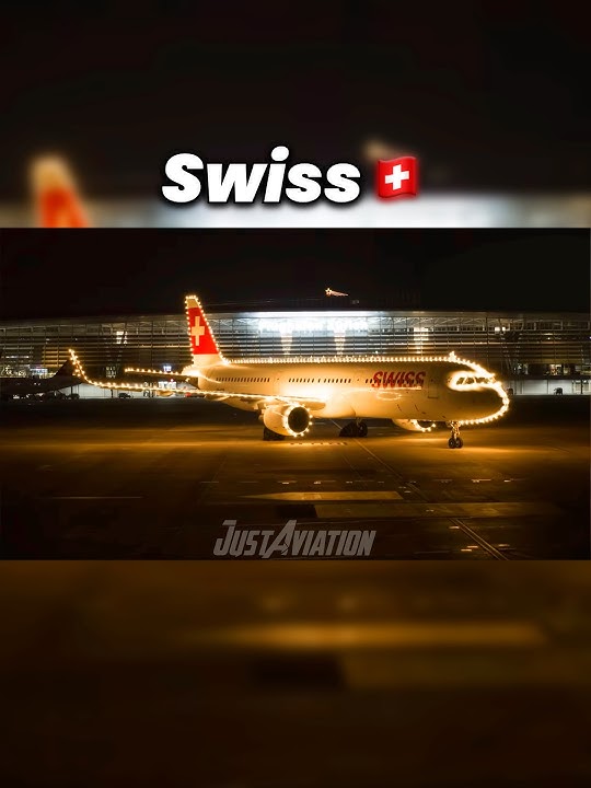 Airlines at Christmas🎄- @FlySWISS 🇨🇭 #christmas #aviation