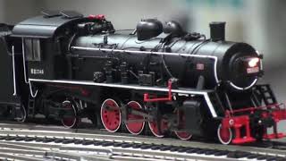 American belt Light electric Simulation digital modern American 4-4-0 steam locomotive train model