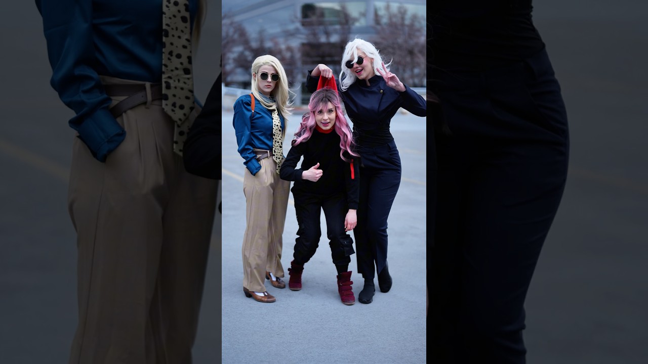 “Don’t need it” 🤷‍♀️ - JJK cosplay group w/ @Athena_grimes @prototype_fox @halcybella