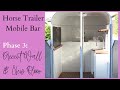 Convert A Horse Trailer Into A Mobile Bar | Phase 3: Accent Wall + New Floor | Noble Dizzigns