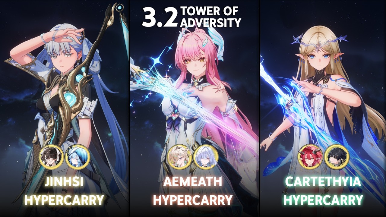 Sentinel Resonators - S0 Jinhsi / S0 Aemeath / S0 Cartethyia | ToA 3.2/3.1 | Wuthering Waves