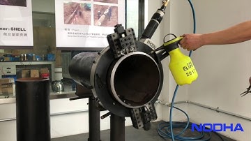 6"-12" Air operated pipe cutting and beveling machine