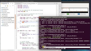 pthreads #2: Creating multiple threads