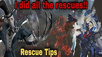 How to use mercenary/Rescue Guide and Tips Survivor Rank | Identity V