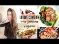 LO QUE COMO EN UNA SEMANA VEGANA REAL | COMIDAS FÁCILES Y SENCILLAS EN SEMANA DE EXÁMENES