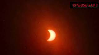 J'ai filmé l'éclipse du 12 août 2026 depuis chez moi — Paris / IDF