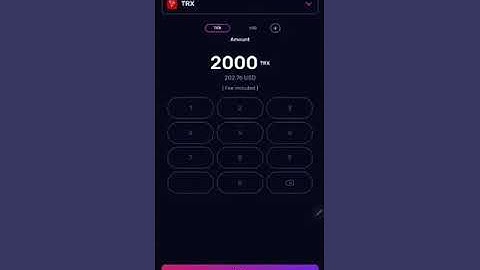 Buying Trons (TRX) with your Klever Wallet