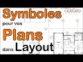 Installation symboles architecturaux pour layout