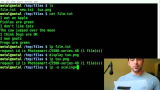 Printing from the command line - BASH - Linux