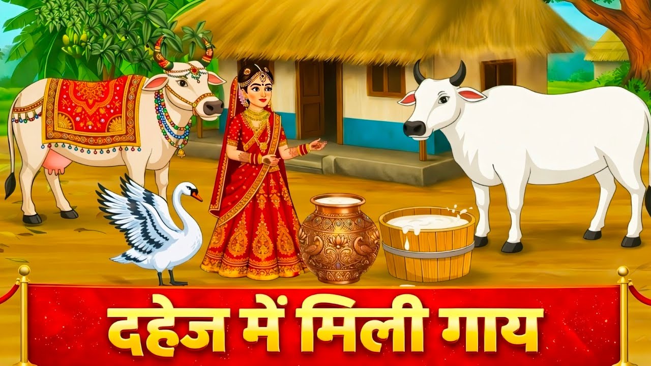 दहेज में मिली गाय | DAAHEZ ME MILI GAY | HINDI KAHANI | HINDI STORY | MORAL KAHANIYAN