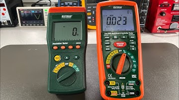 EXTECH  vs.  EXTECH  (Insulation Tester Comparison )