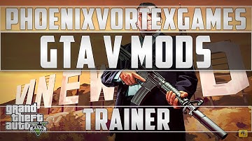 GTA V Trainer MOD PC Install & Show