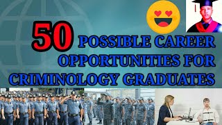 CAREER OPPORTUNITIES FOR CRIMINOLOGY GRADUATES | WISDOM #43
