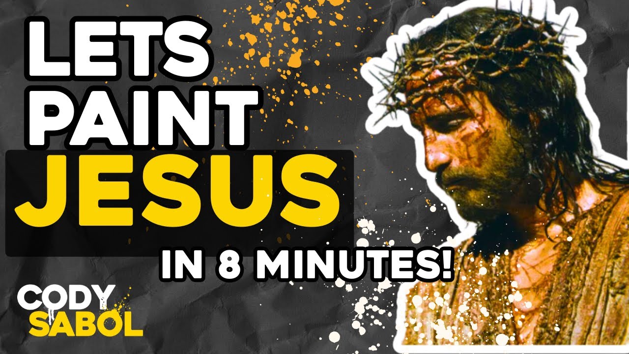 Painting Jesus in just 8 Minutes!